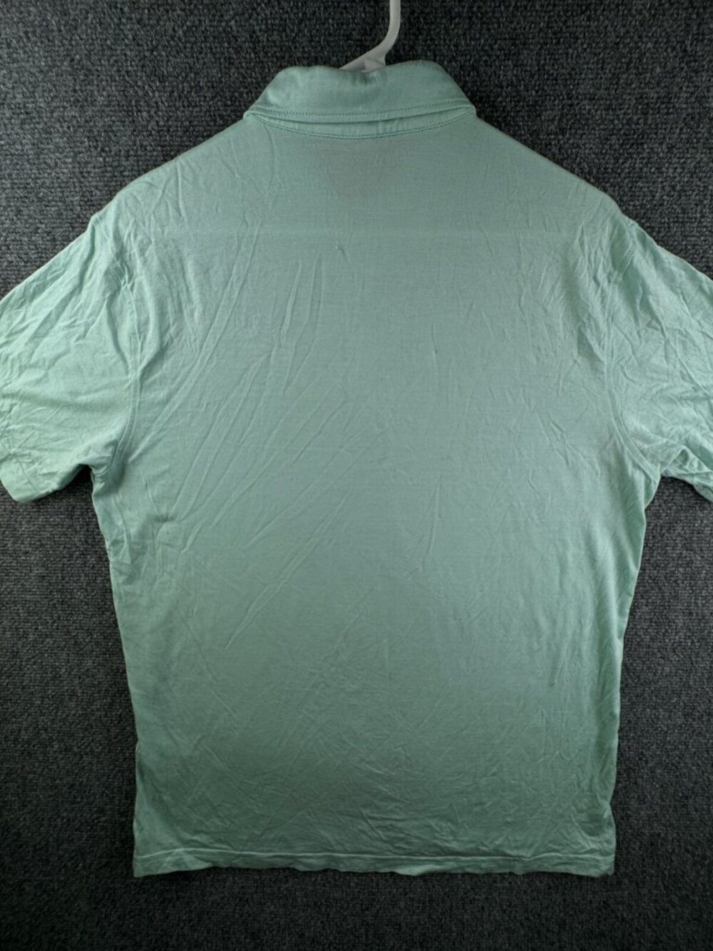 PETER MILLAR Crown Crafted Men Short Sleeve Golf Polo Shirt Green Medium - Picture 11 of 11